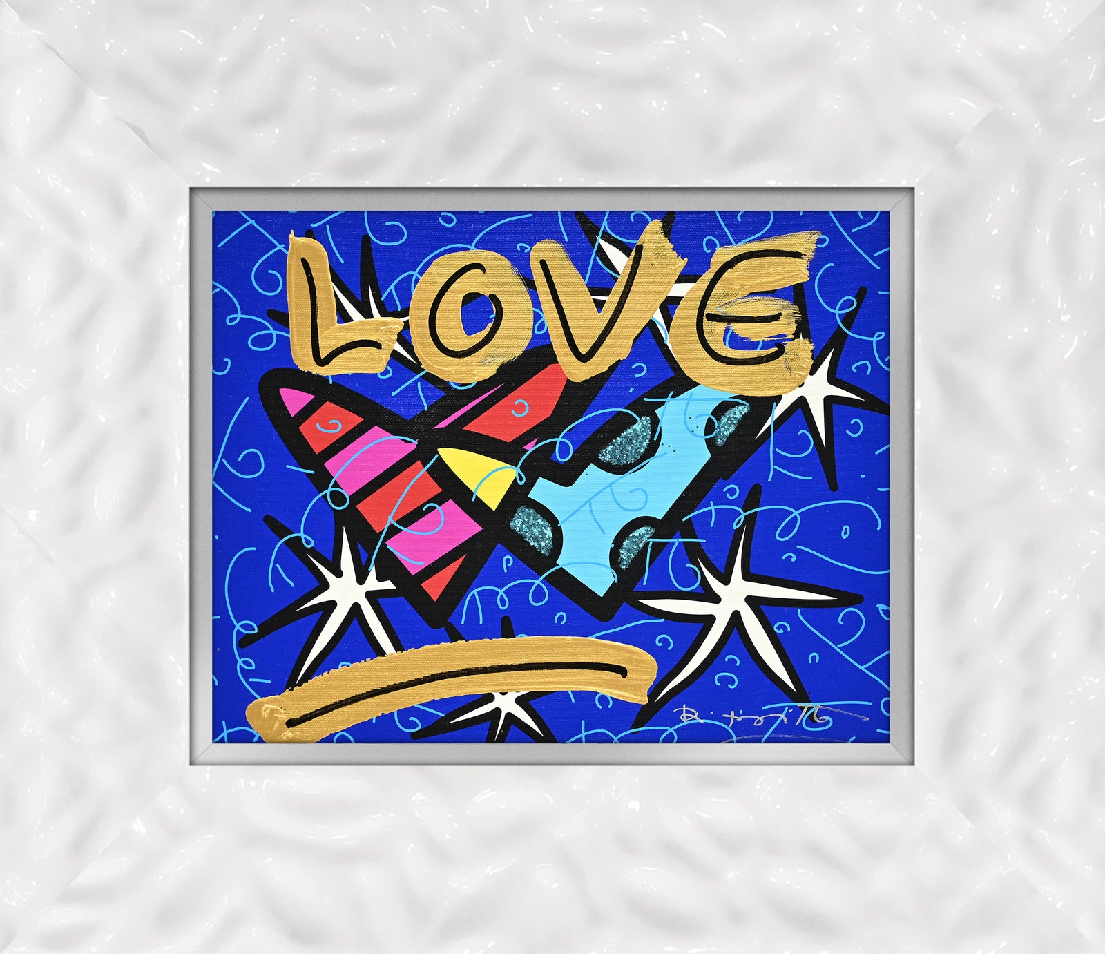 Perfect Love In The Twilight - Mixed Media Original