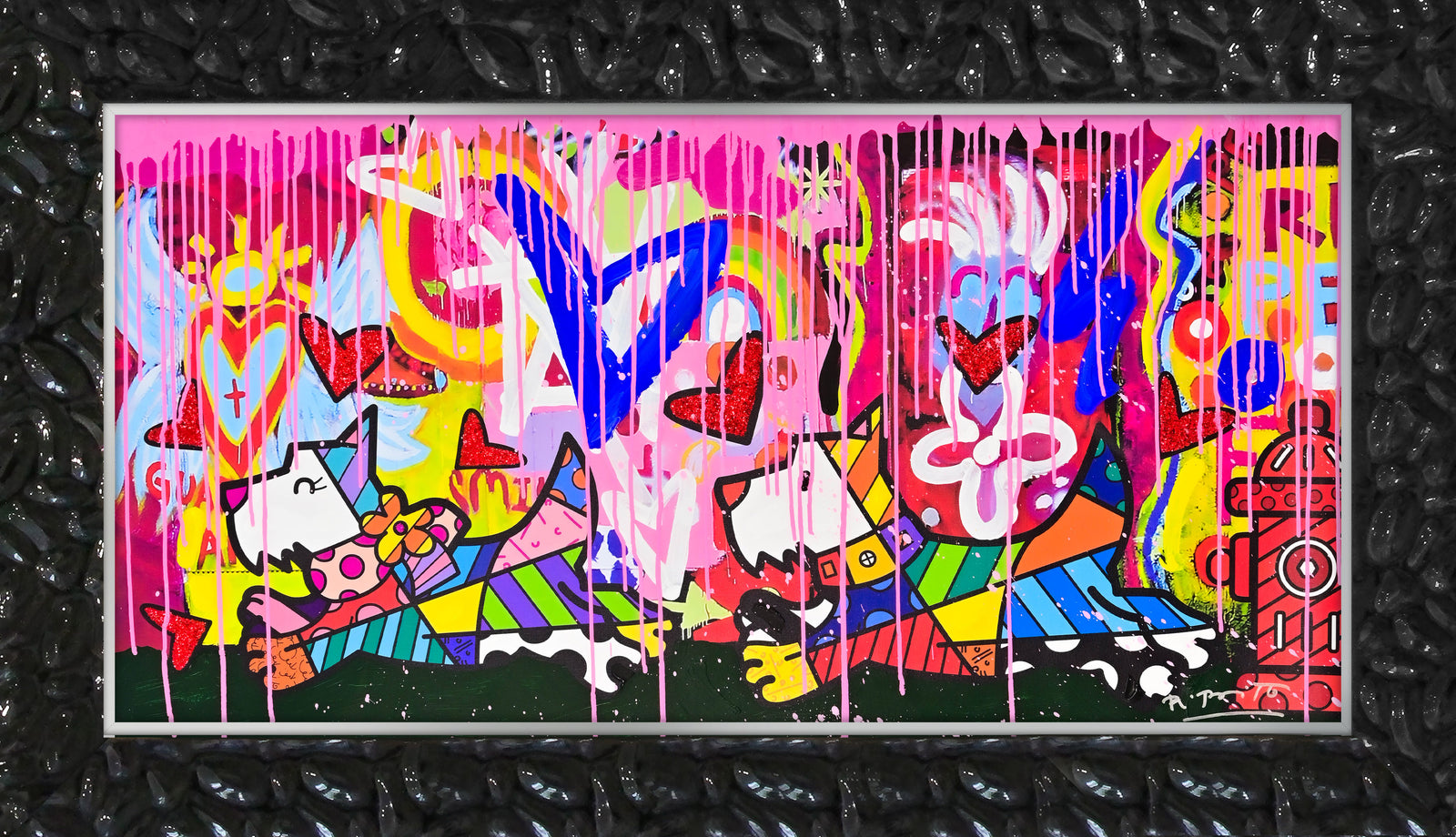 Catch Me If You Can - Mixed Media Original