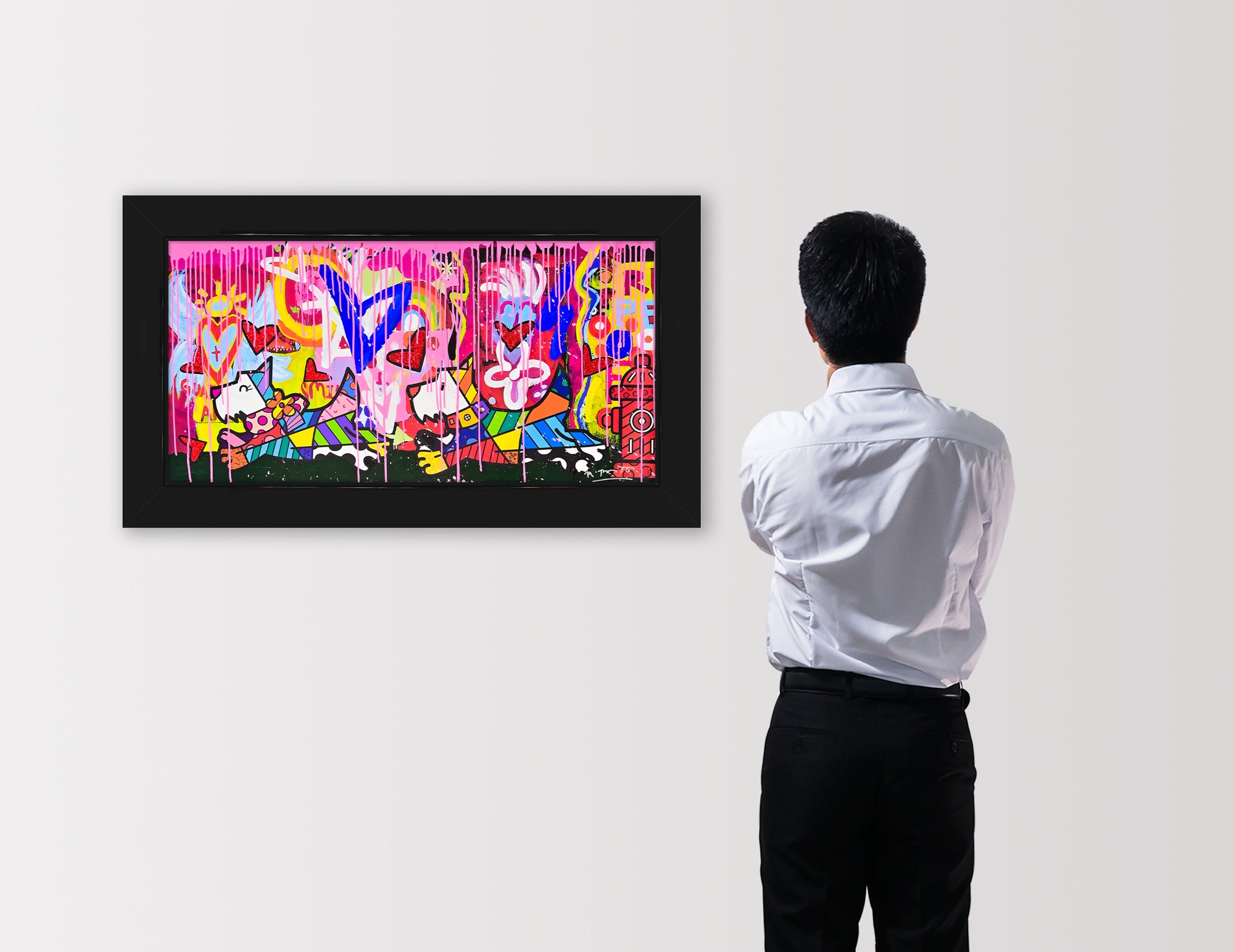 Catch Me If You Can - Mixed Media Original - Shop Britto