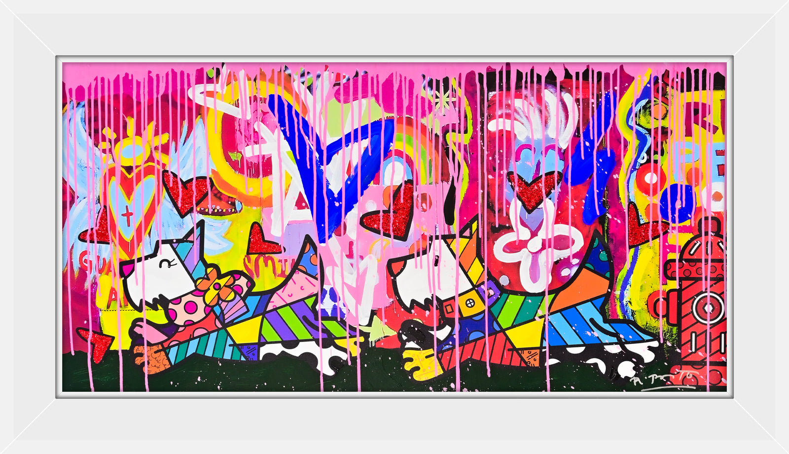 Catch Me If You Can - Mixed Media Original