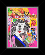 GENIUS EINSTEIN - Mixed Media Original