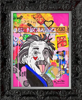 GENIUS EINSTEIN - Mixed Media Original