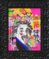 GENIUS EINSTEIN - Mixed Media Original