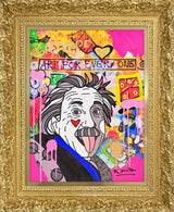 GENIUS EINSTEIN - Mixed Media Original