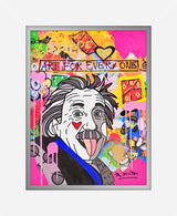 GENIUS EINSTEIN - Mixed Media Original