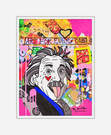 GENIUS EINSTEIN - Mixed Media Original