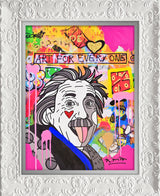 GENIUS EINSTEIN - Mixed Media Original