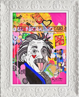 GENIUS EINSTEIN - Mixed Media Original