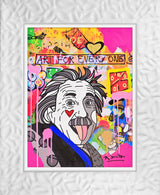 GENIUS EINSTEIN - Mixed Media Original