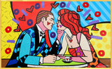 DINNER DATE -  Mixed Media Original