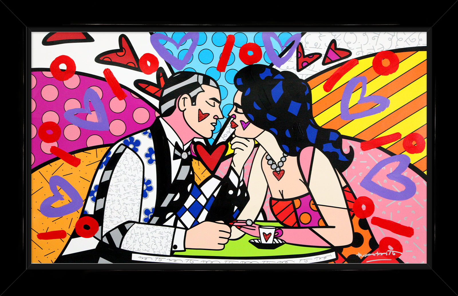 Dinner Date - Mixed Media Original