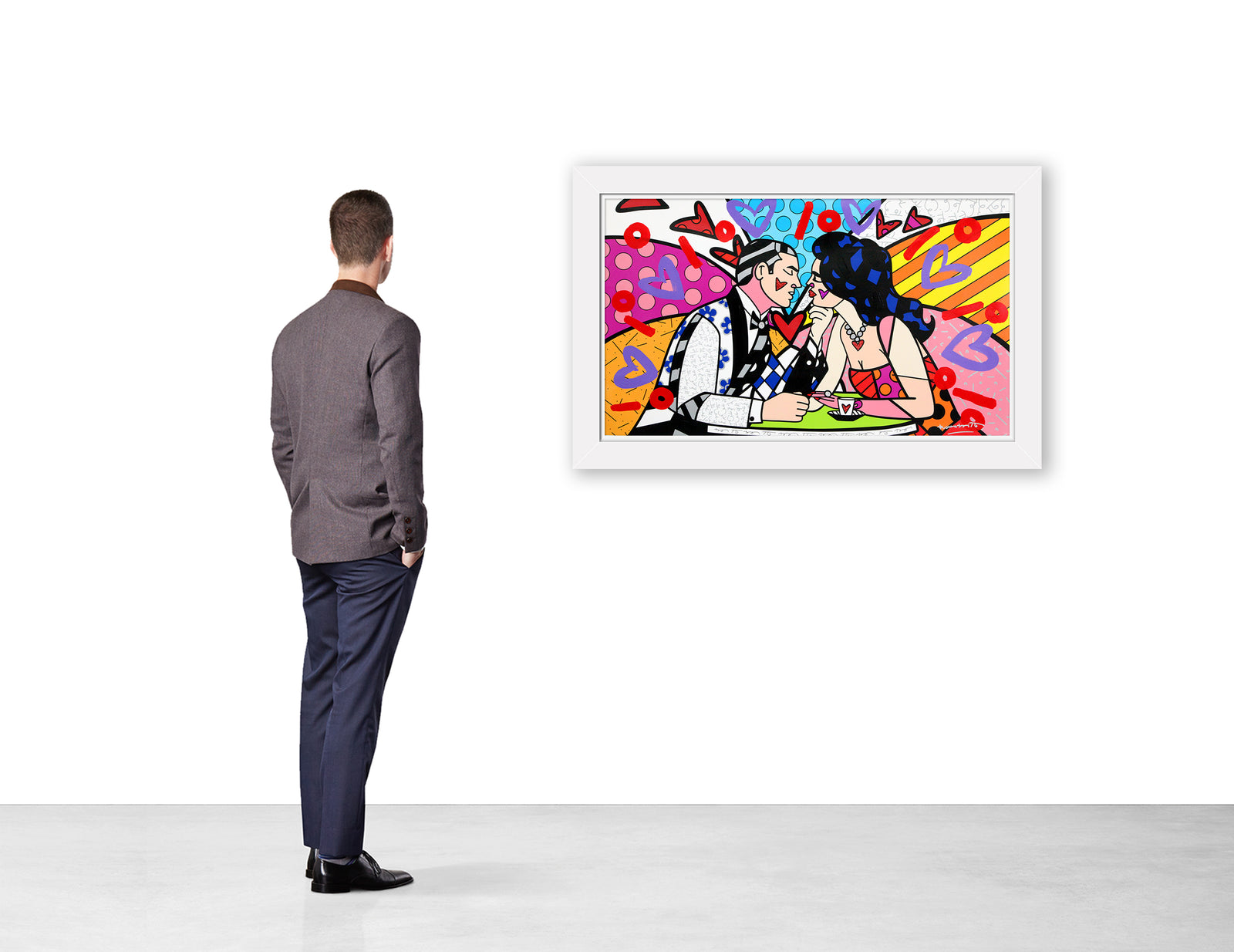 Dinner Date - Mixed Media Original