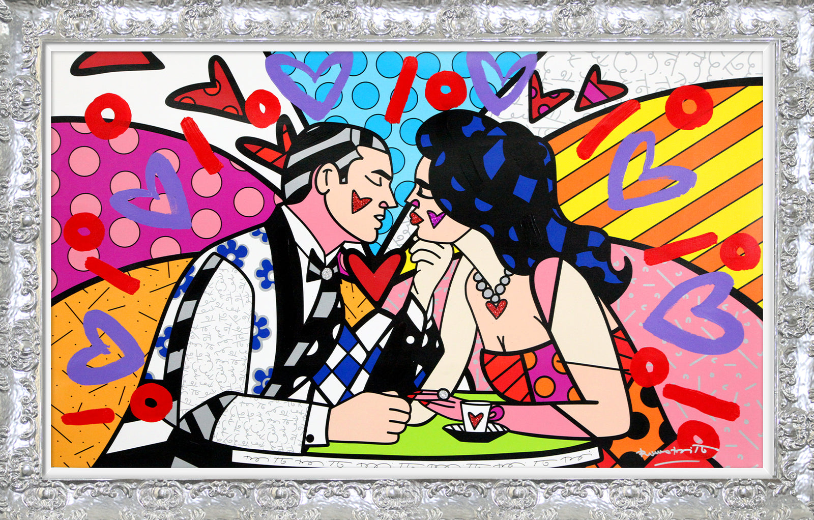 Dinner Date - Mixed Media Original