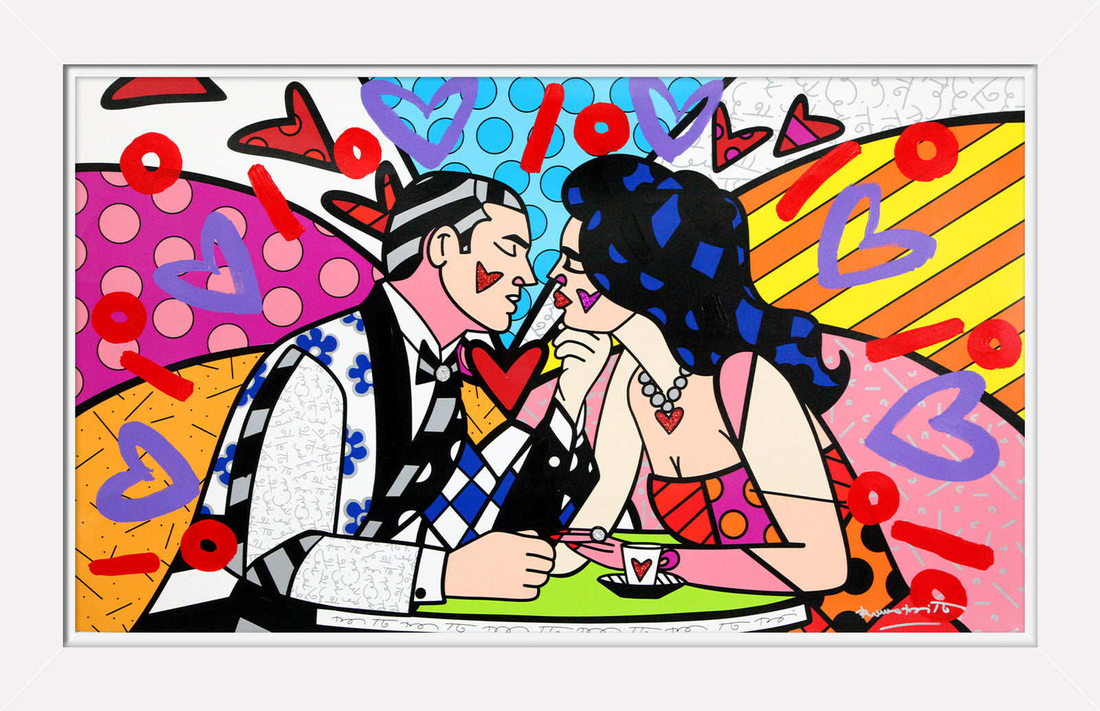 Dinner Date - Mixed Media Original