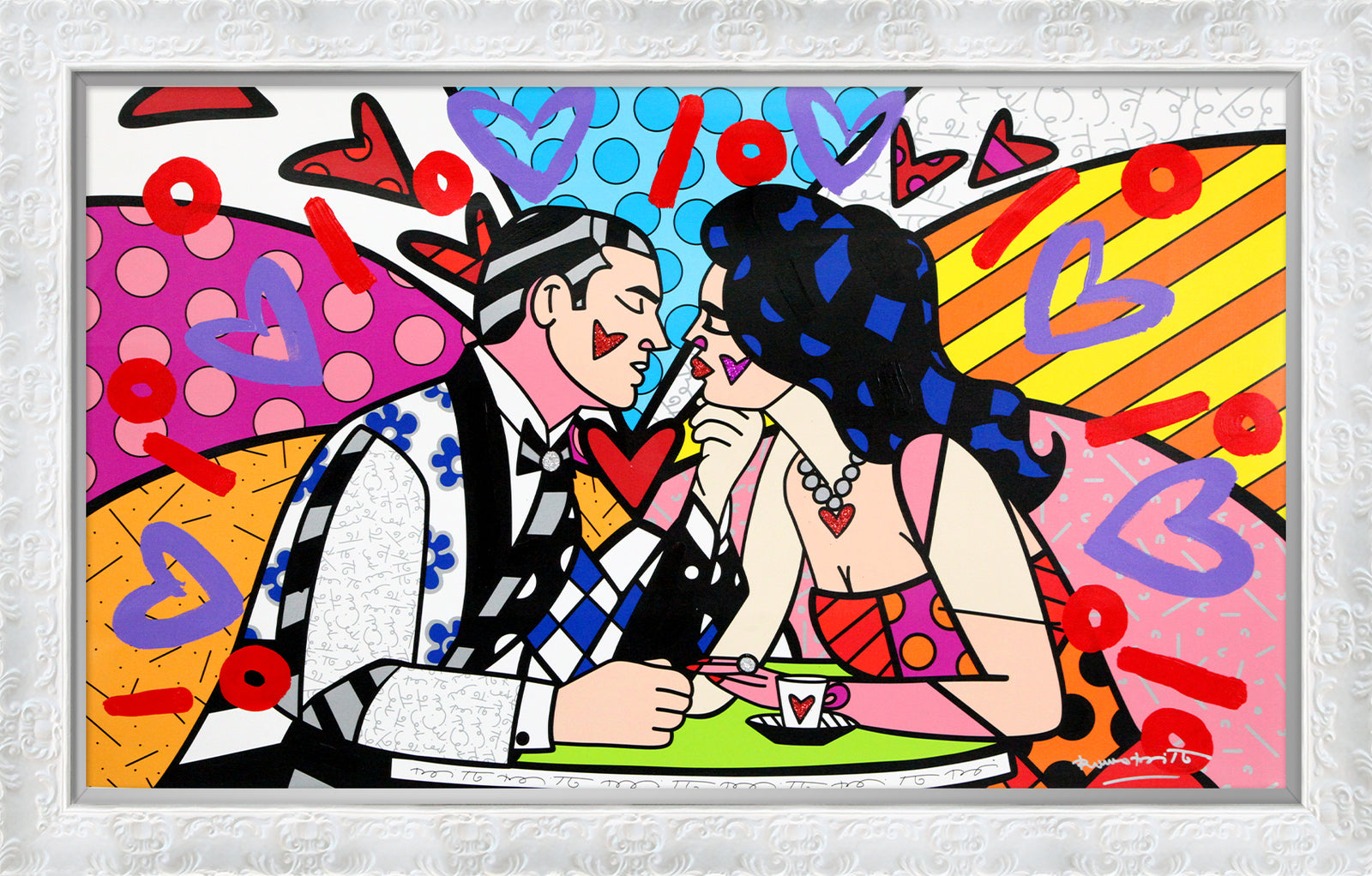 Dinner Date - Mixed Media Original