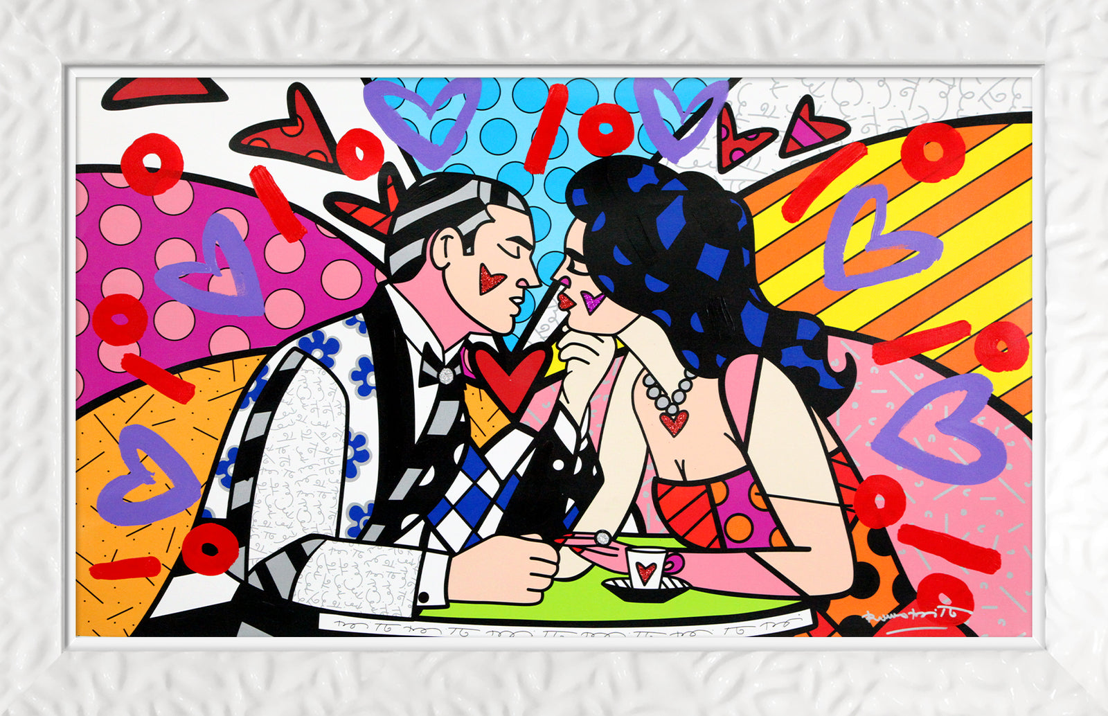 Dinner Date - Mixed Media Original