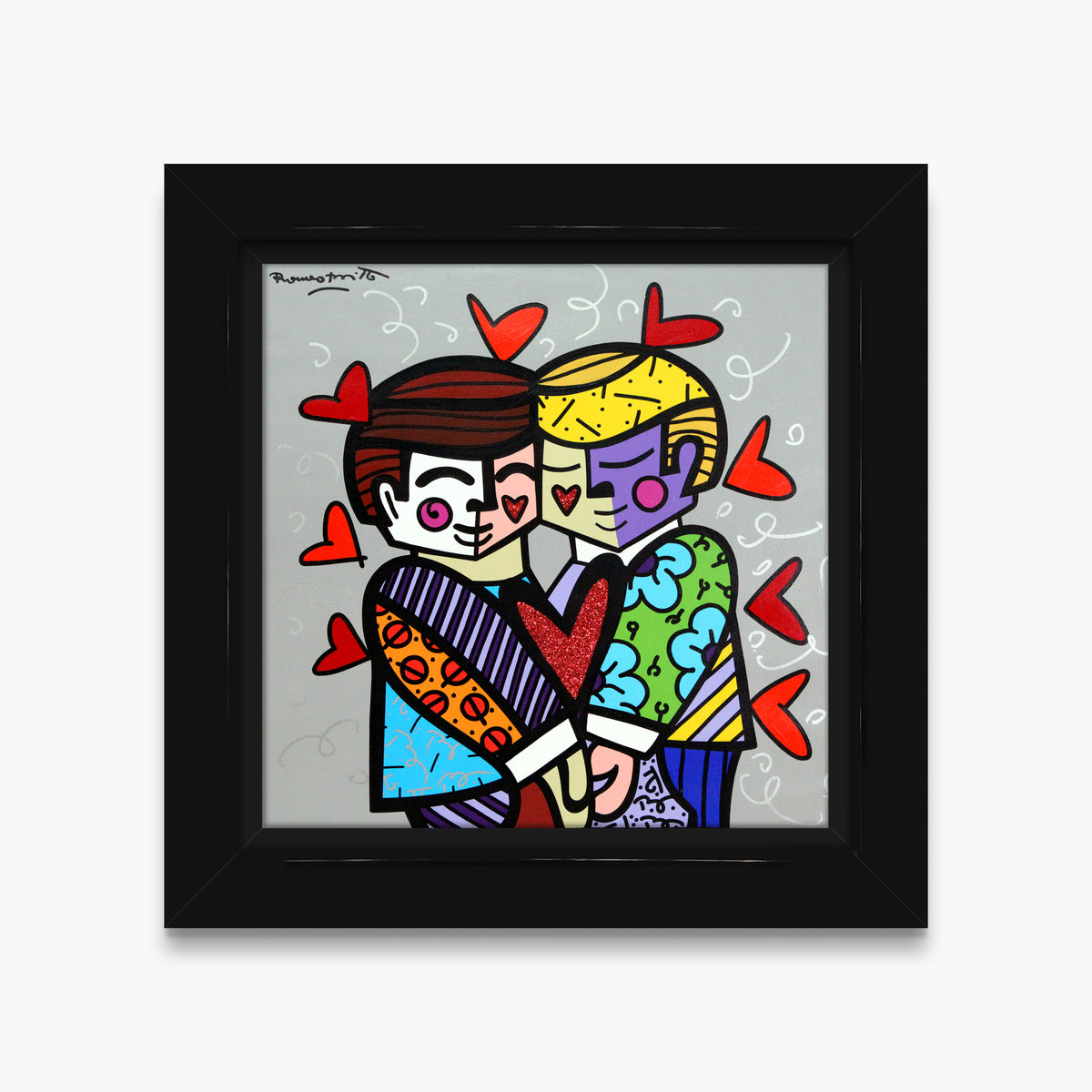 Best Friends - Mixed Media Original