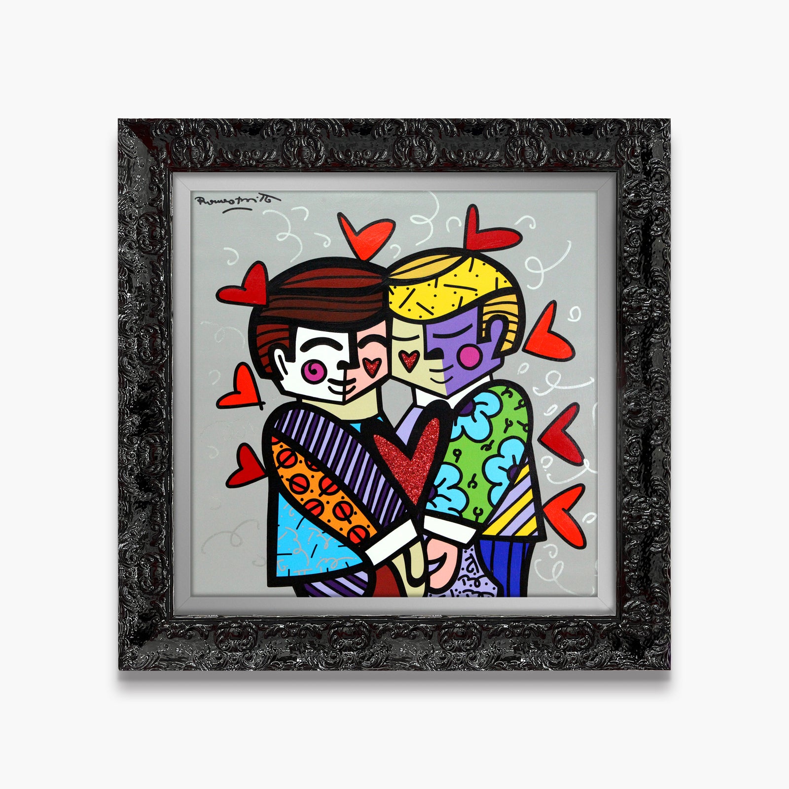 Best Friends - Mixed Media Original