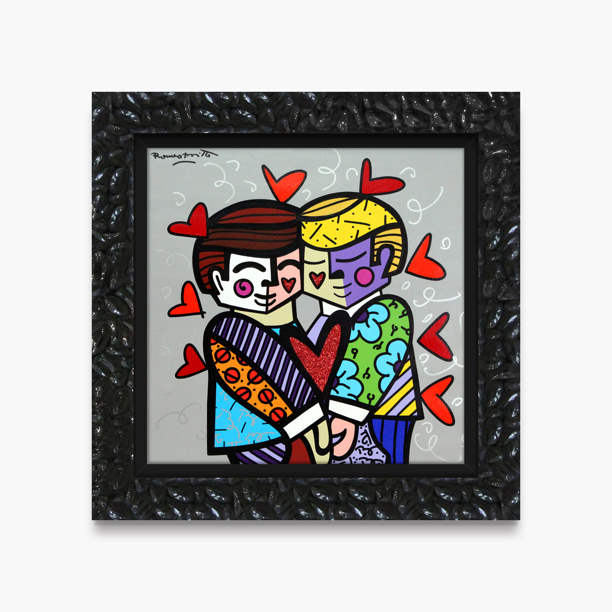Best Friends - Mixed Media Original