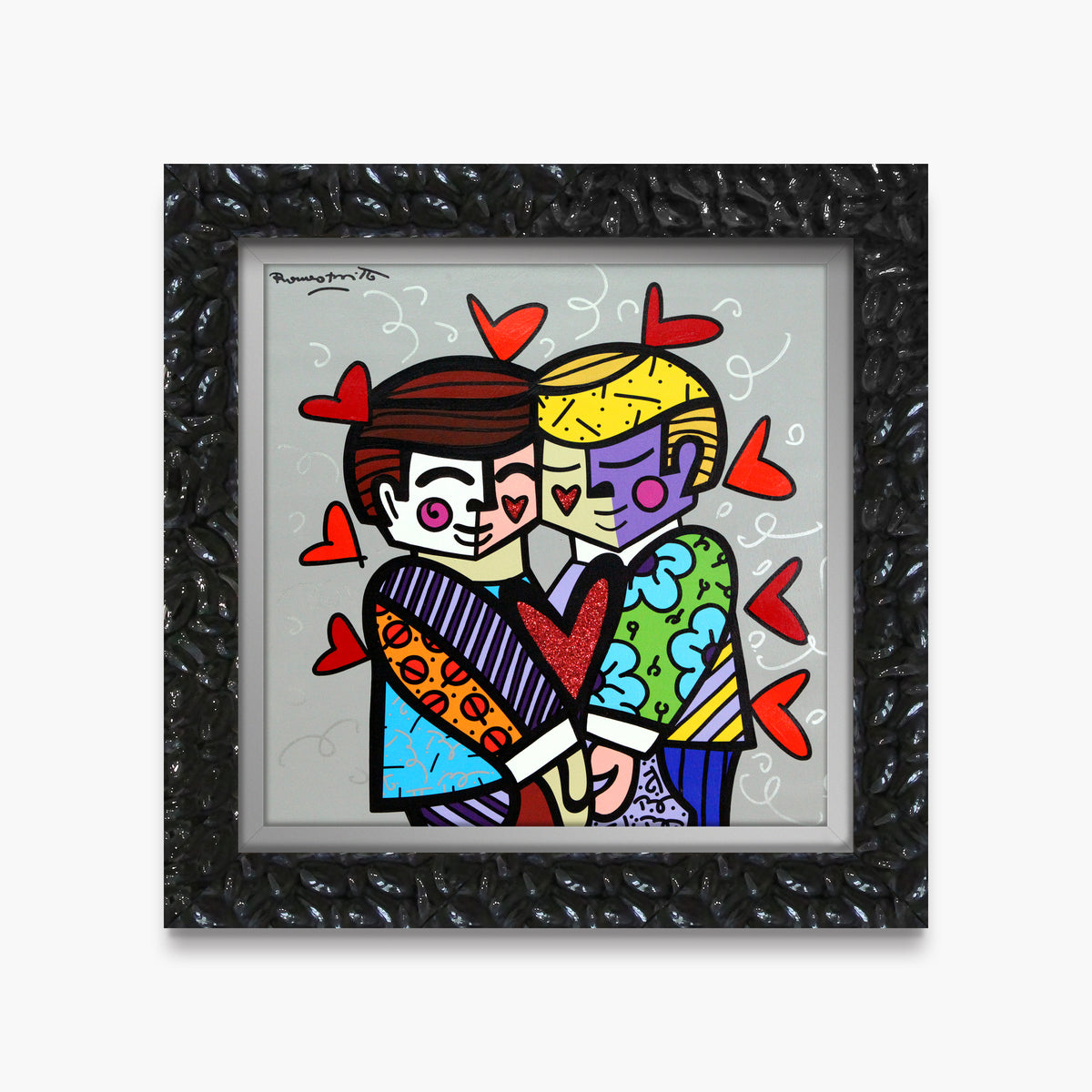 Best Friends - Mixed Media Original