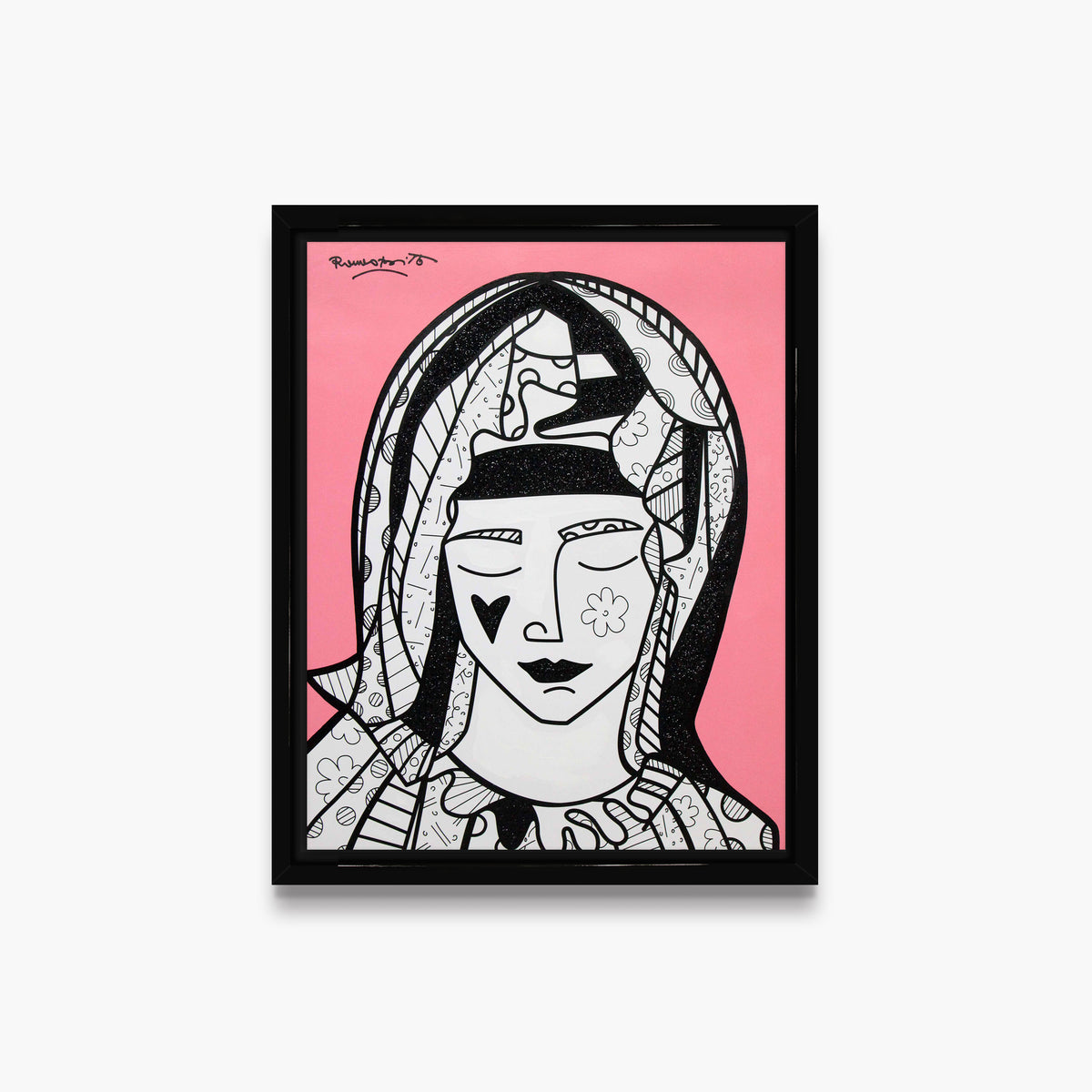 Mother In Pink - Mixed Media Original