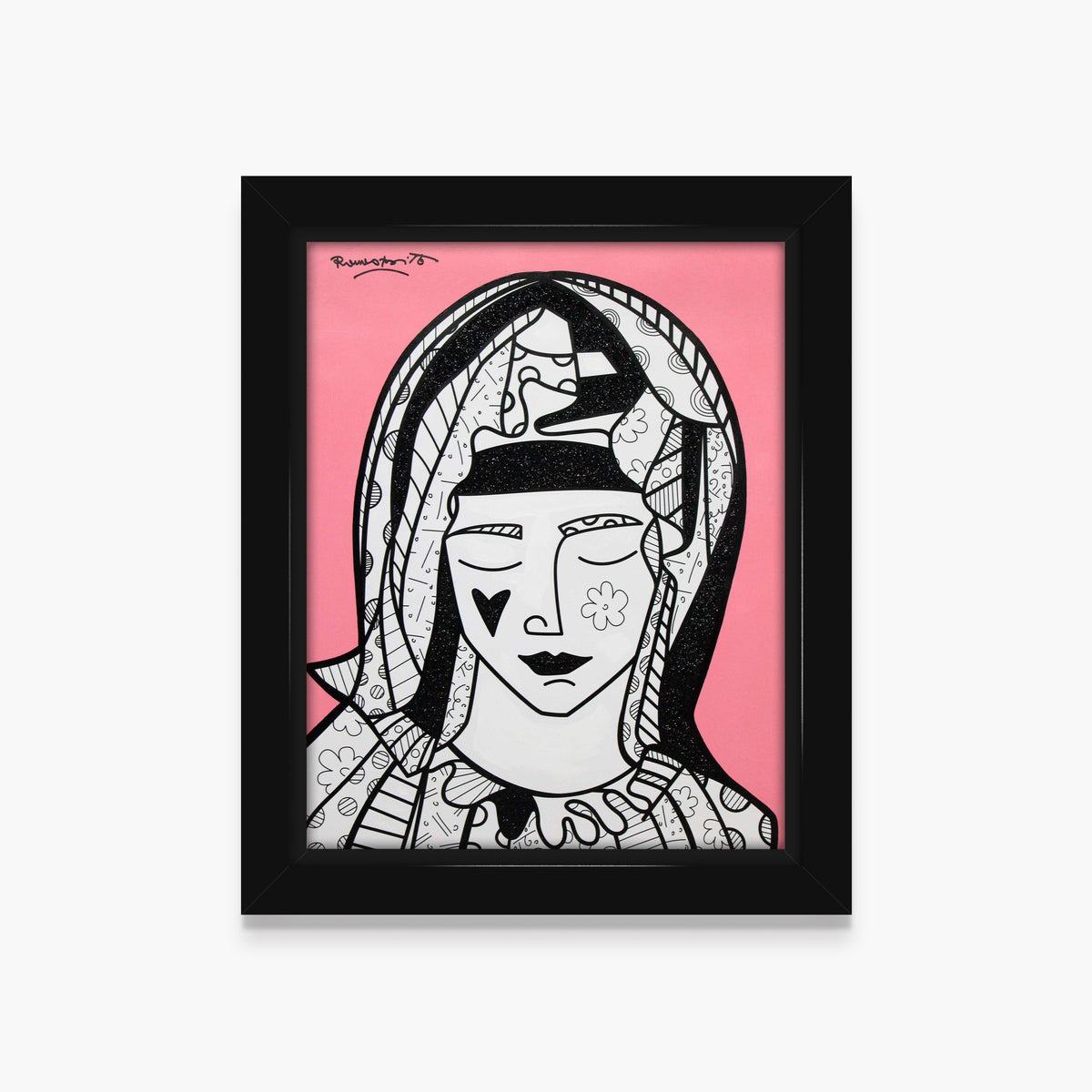Mother In Pink - Mixed Media Original