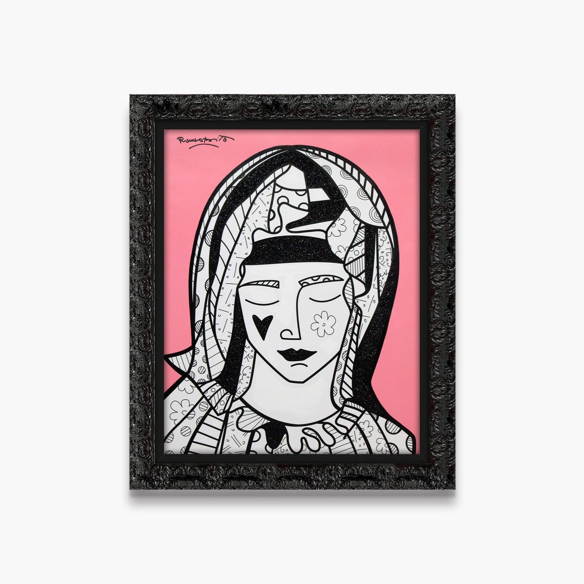 Mother In Pink - Mixed Media Original