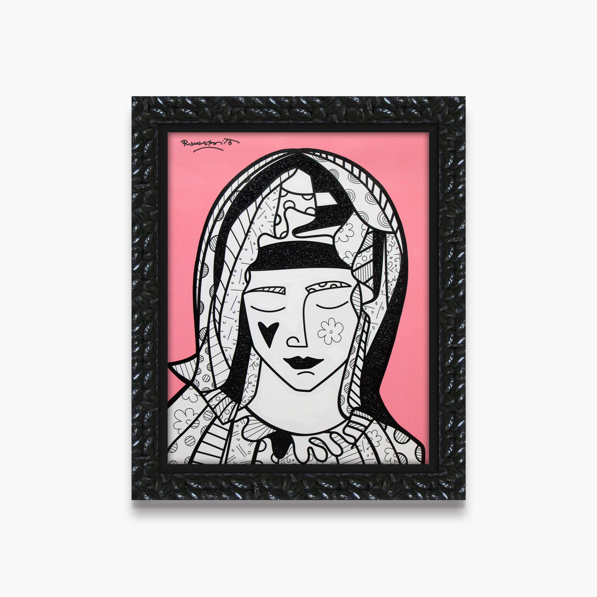 Mother In Pink - Mixed Media Original