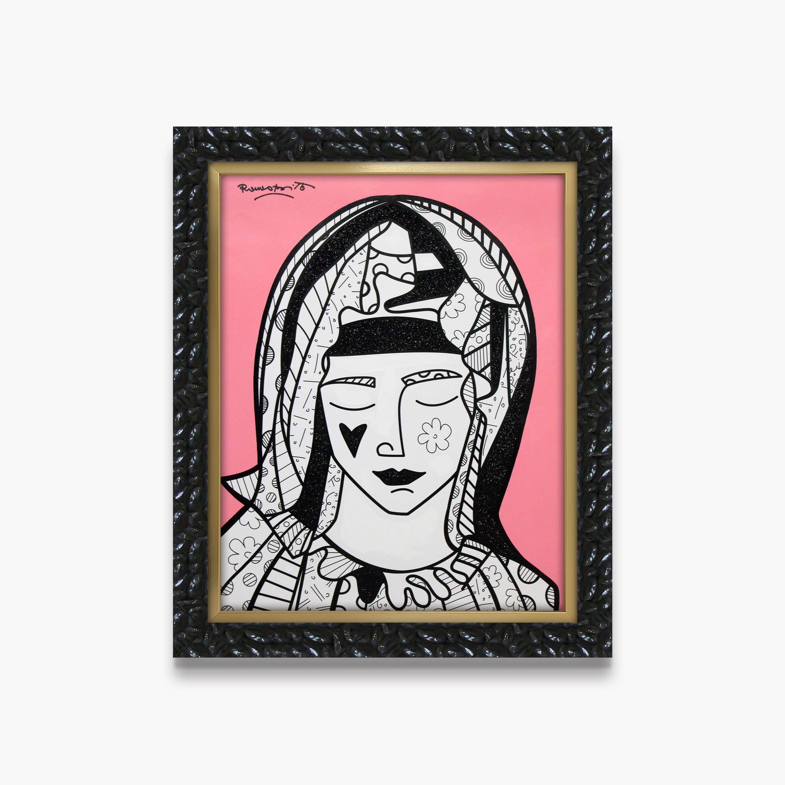 Mother In Pink - Mixed Media Original