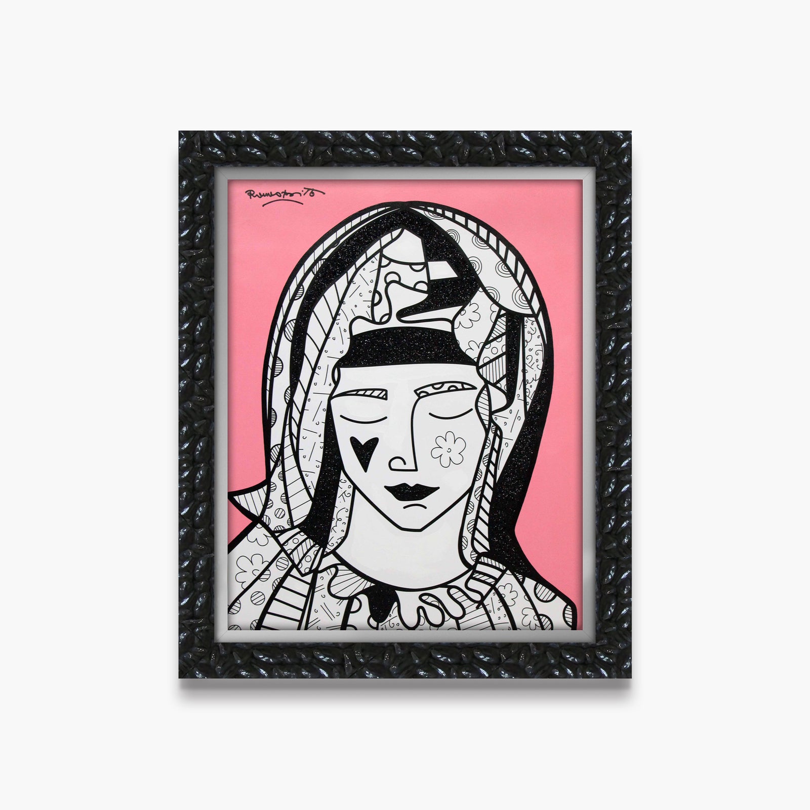 Mother In Pink - Mixed Media Original