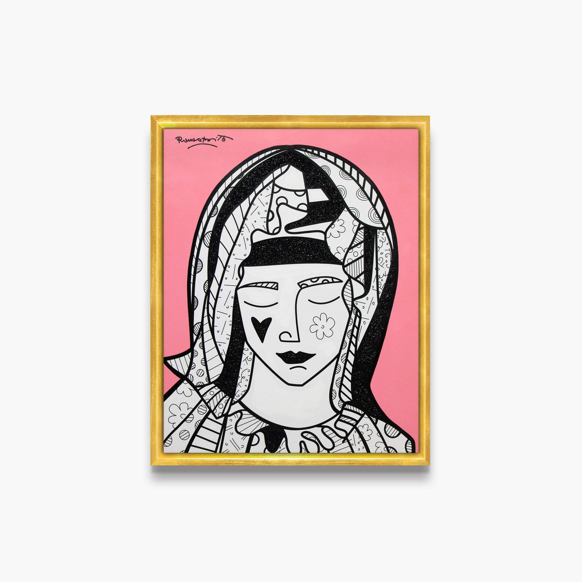 Mother In Pink - Mixed Media Original