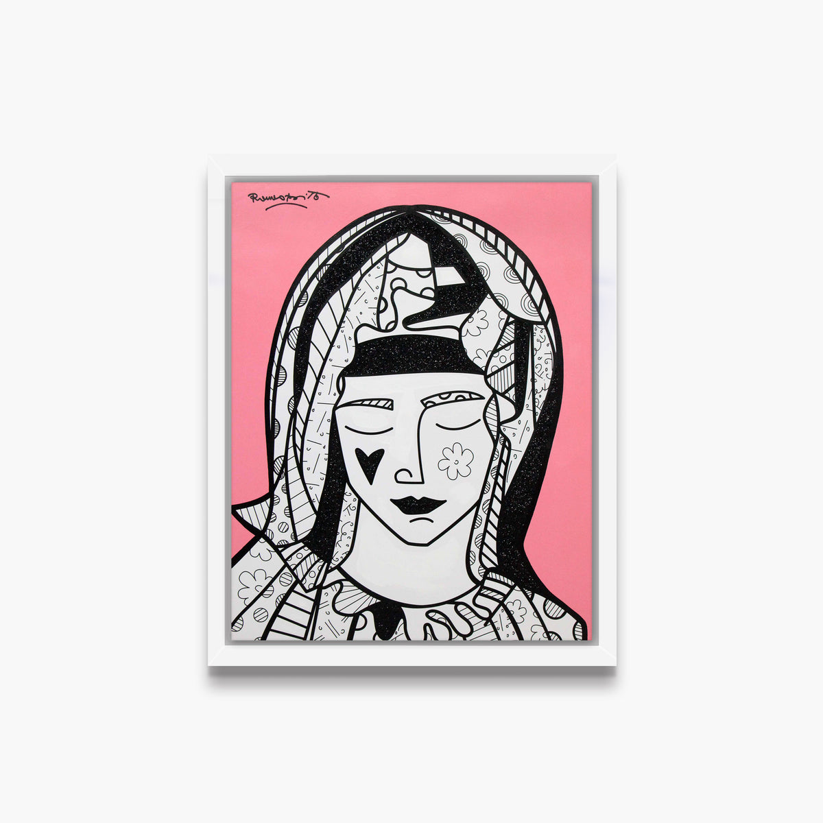Mother In Pink - Mixed Media Original