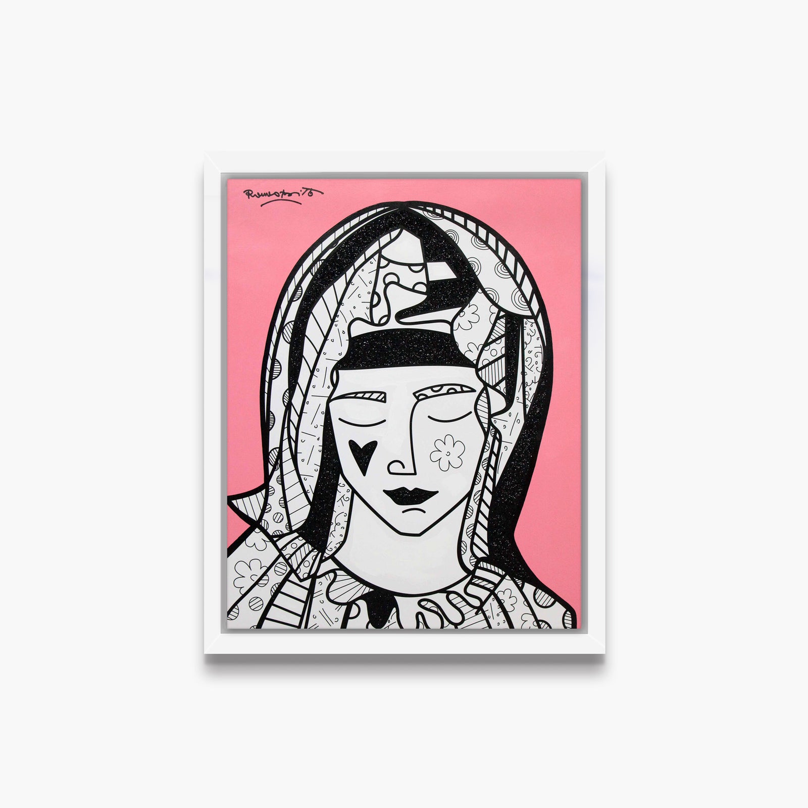 Mother In Pink - Mixed Media Original
