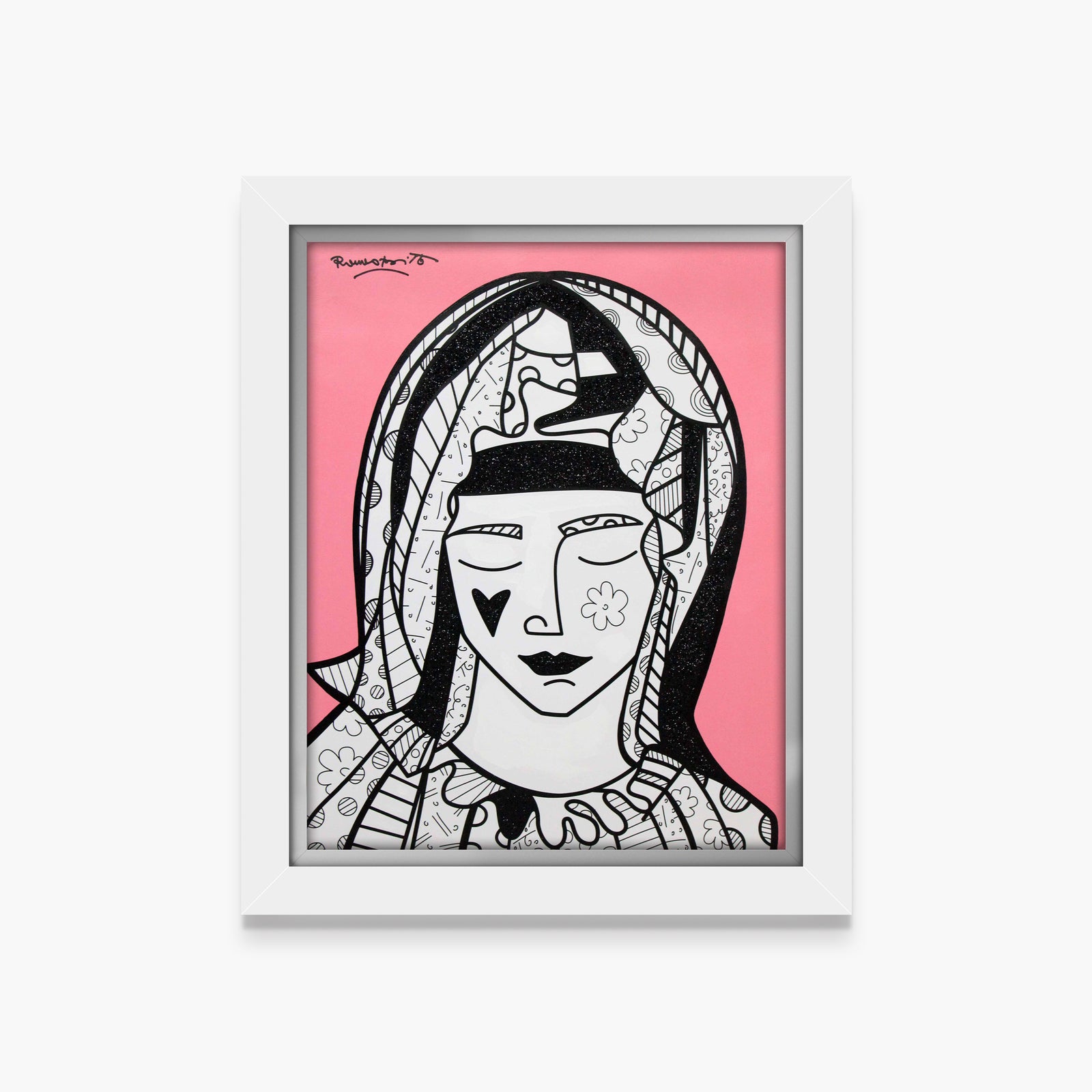 Mother In Pink - Mixed Media Original