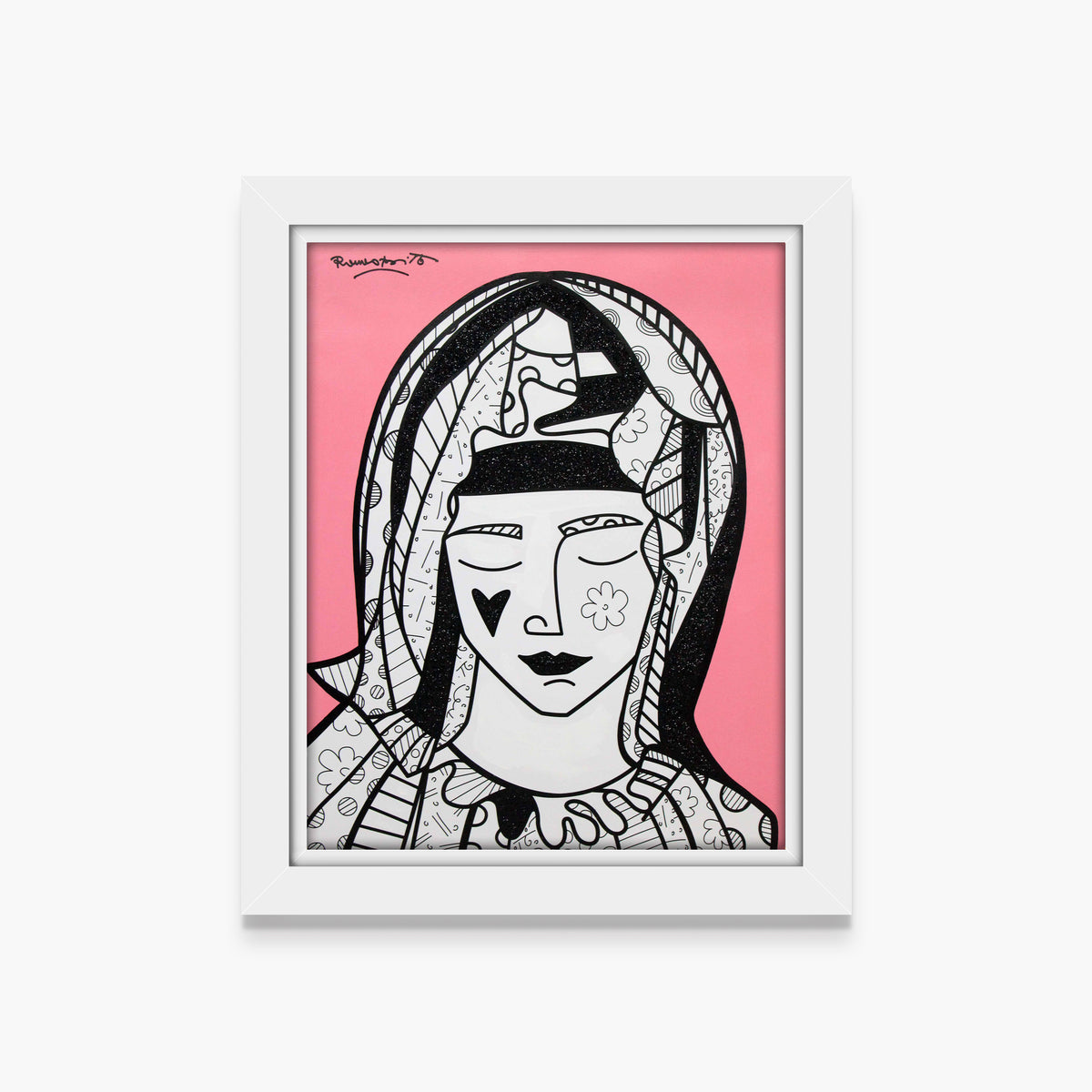 Mother In Pink - Mixed Media Original