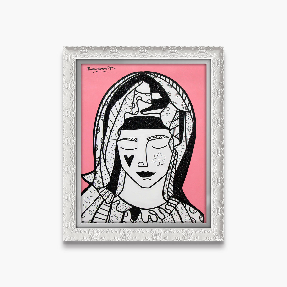 Mother In Pink - Mixed Media Original