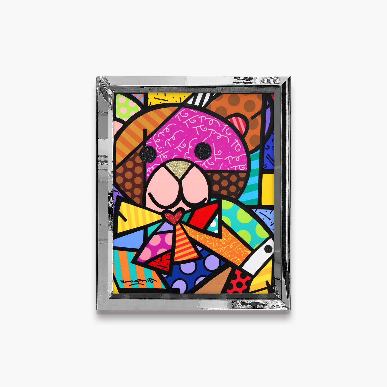 Teddy Bear - Mixed Media Original