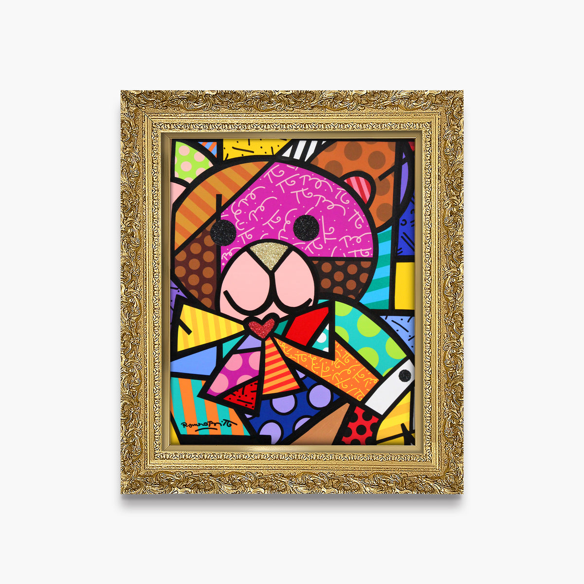 Teddy Bear - Mixed Media Original