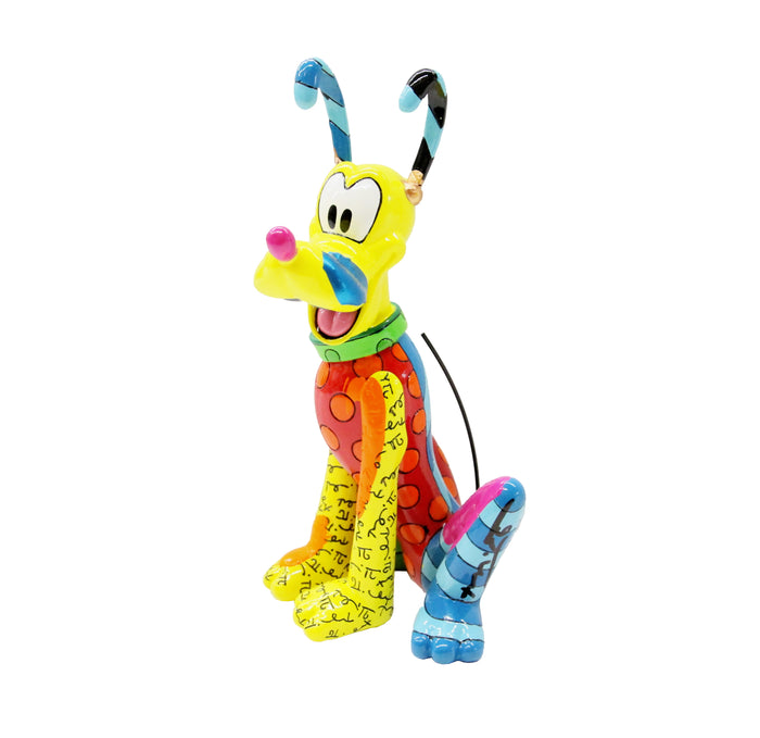 PLUTO - Disney by Britto Figurine - TOUCH OF GOLD - HAND SIGNED