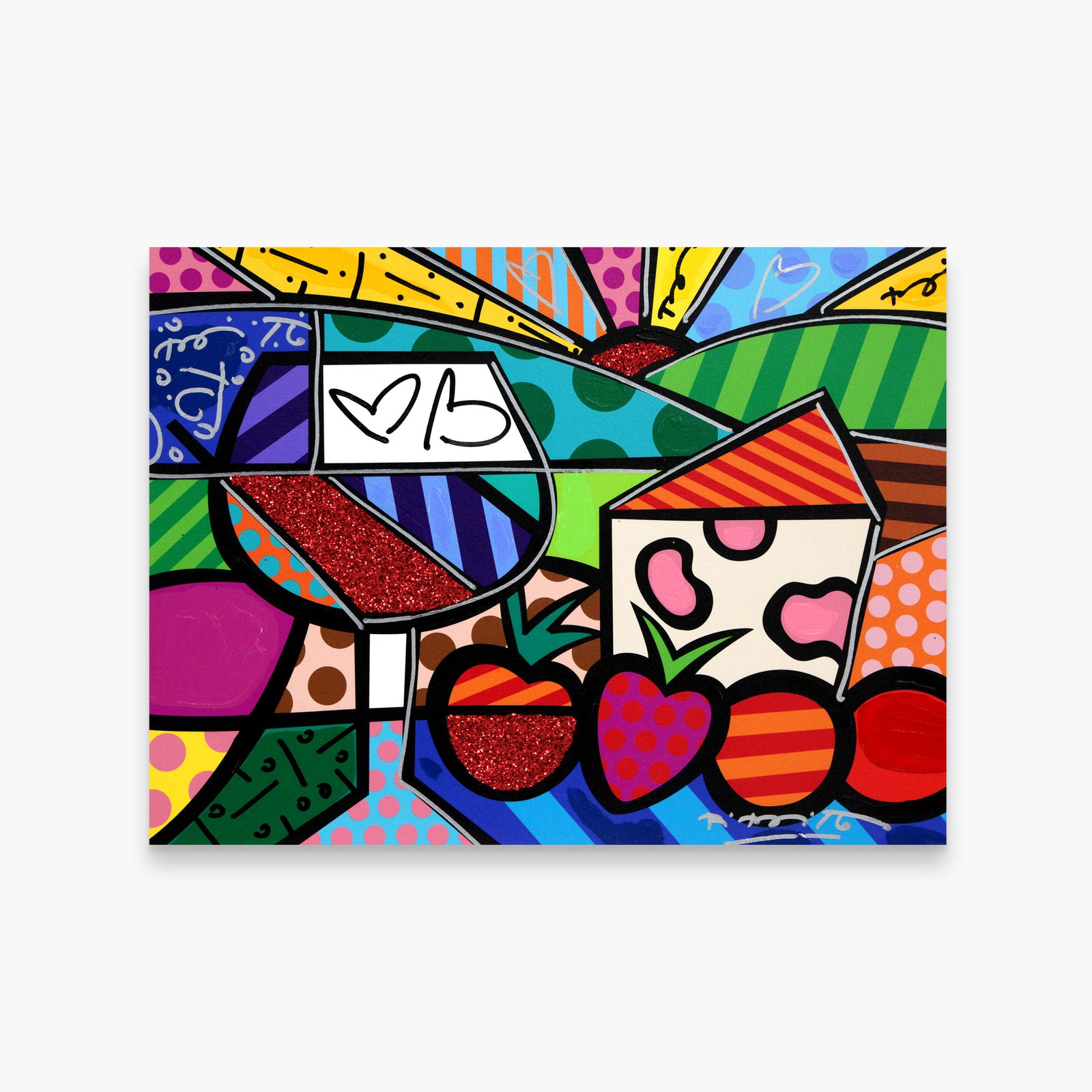 Swiss Cheese - Mixed Media Original