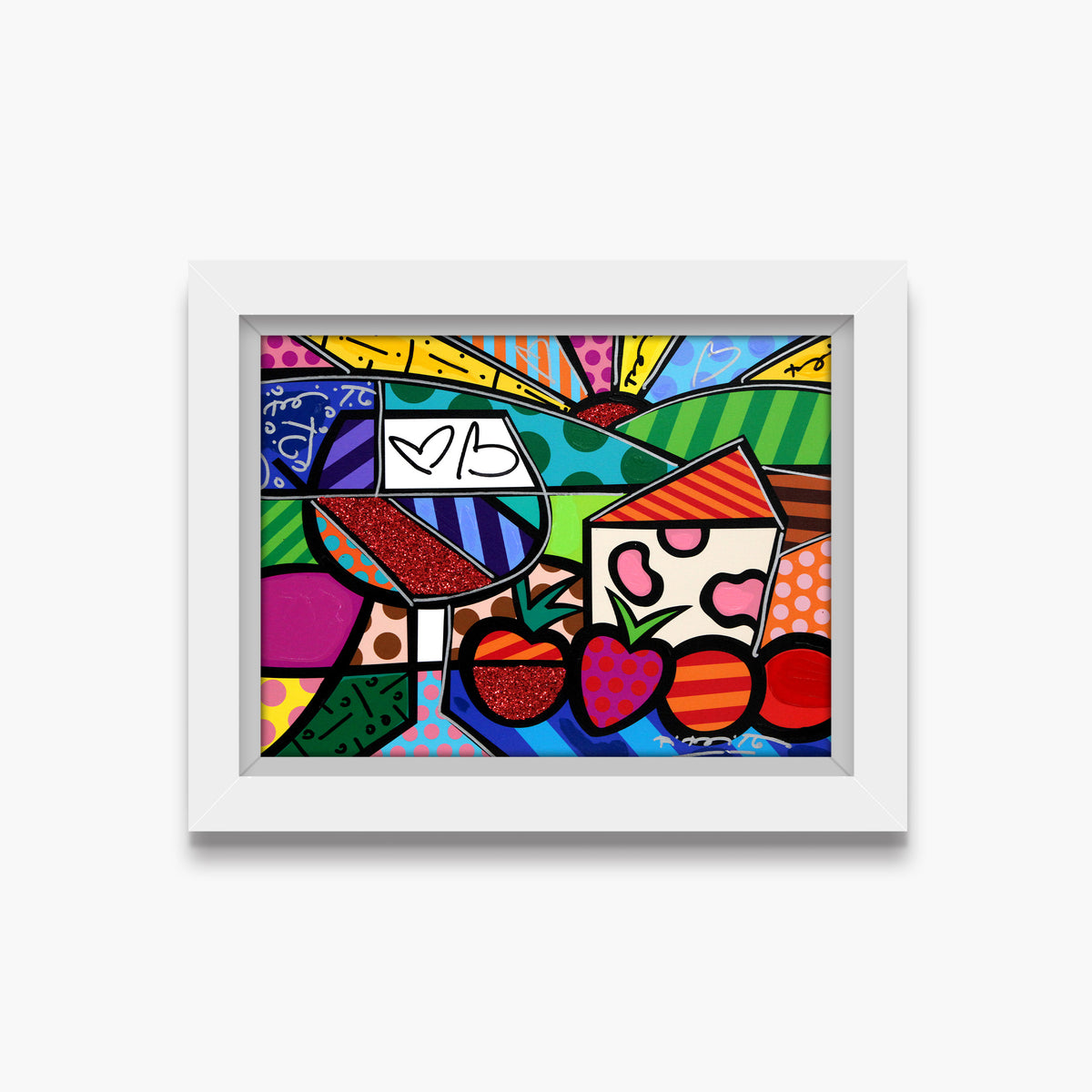 Swiss Cheese - Mixed Media Original