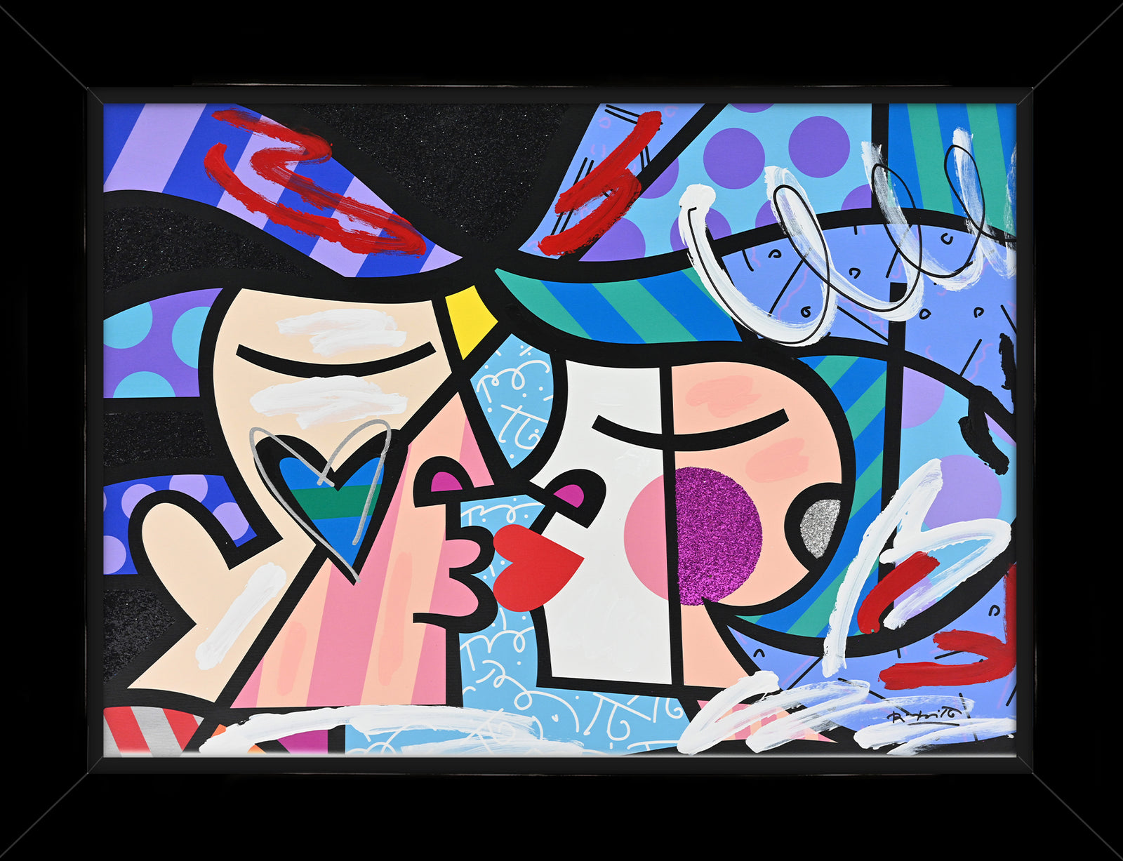 Love Circle Love - Mixed Media Original