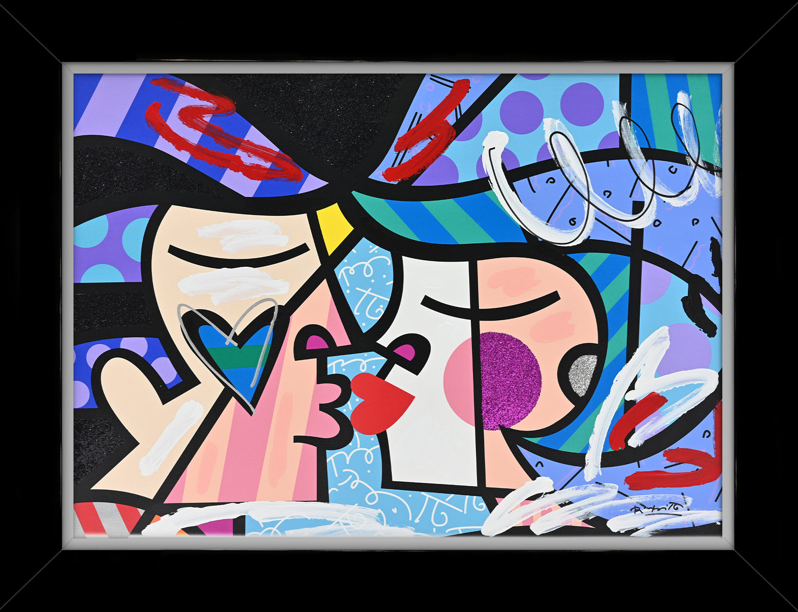 Love Circle Love - Mixed Media Original