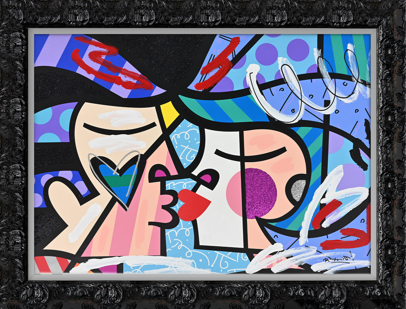 Love Circle Love - Mixed Media Original