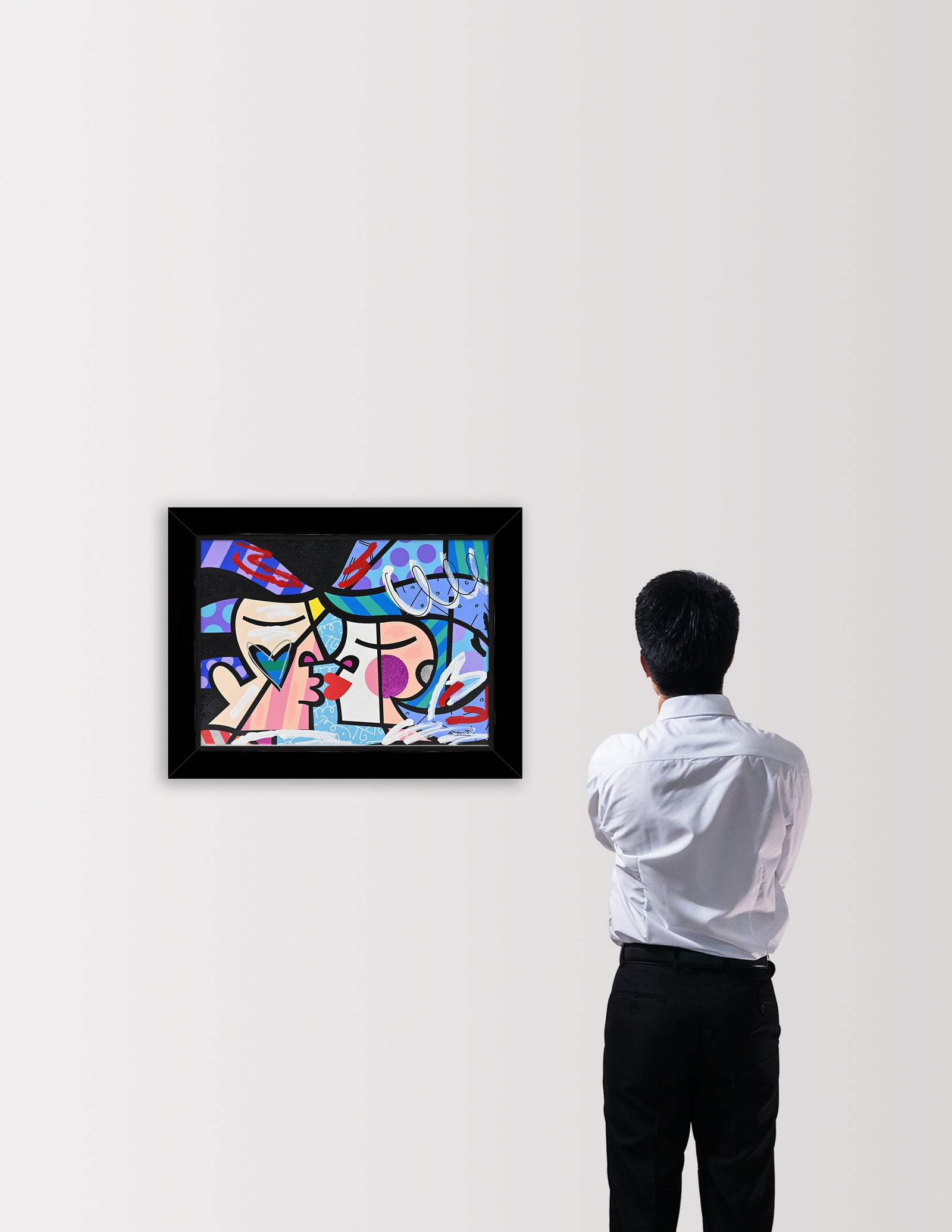 Love Circle Love - Mixed Media Original