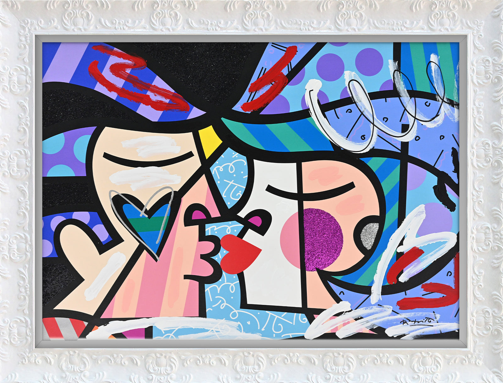 Love Circle Love - Mixed Media Original