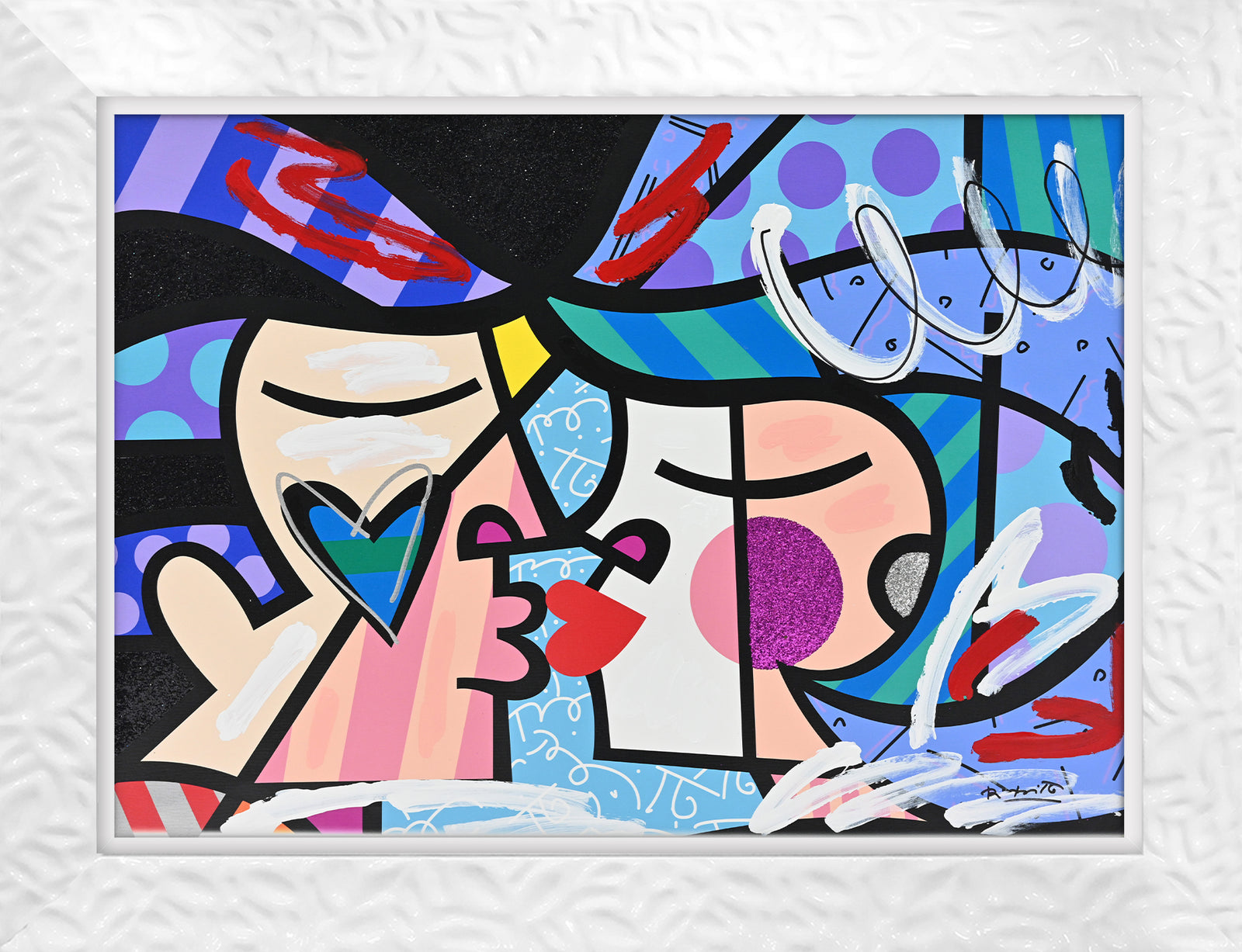 Love Circle Love - Mixed Media Original