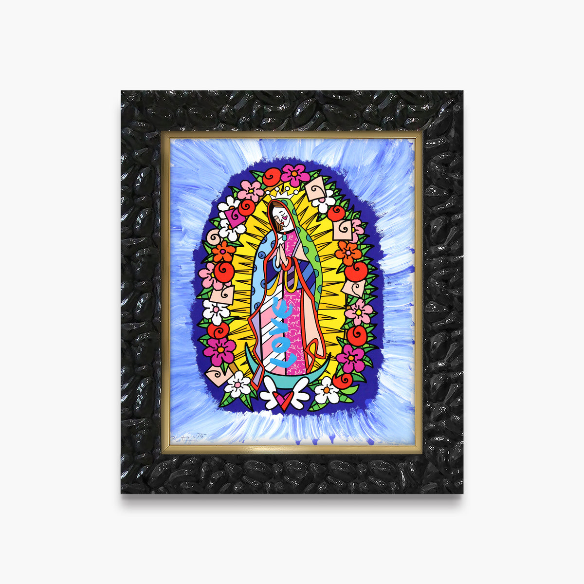 Divine Blue - Mixed Media Original