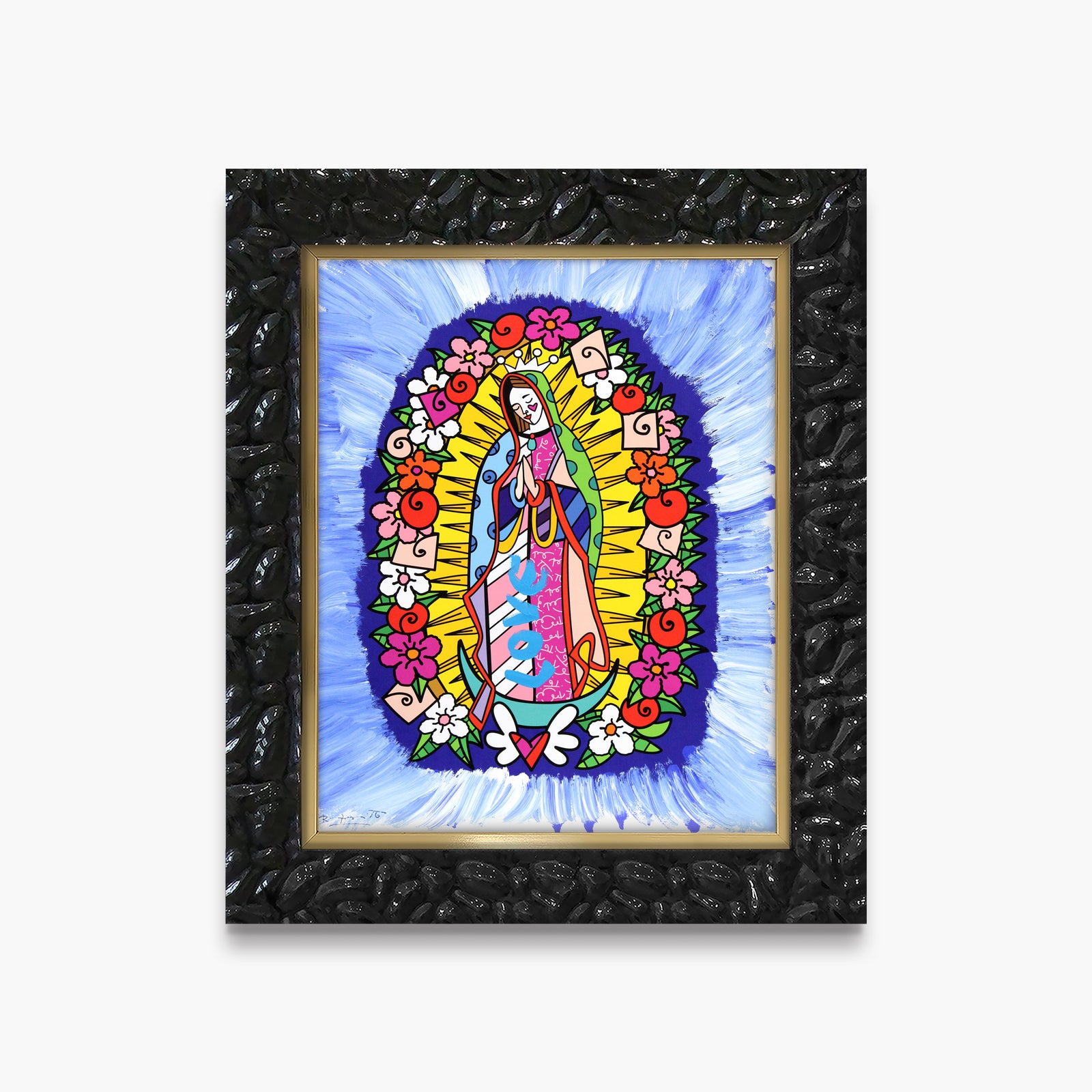 Divine Blue - Mixed Media Original