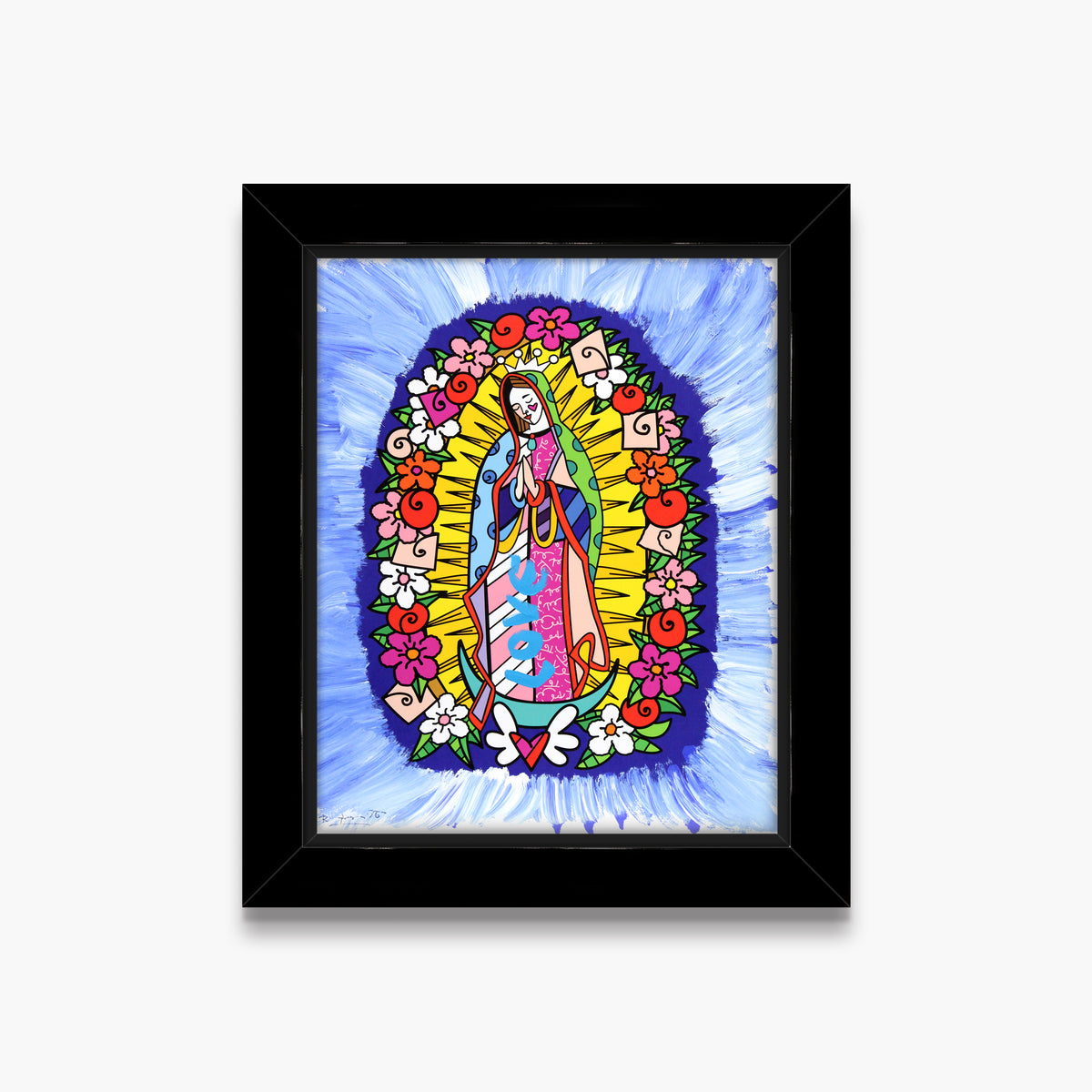 Divine Blue - Mixed Media Original